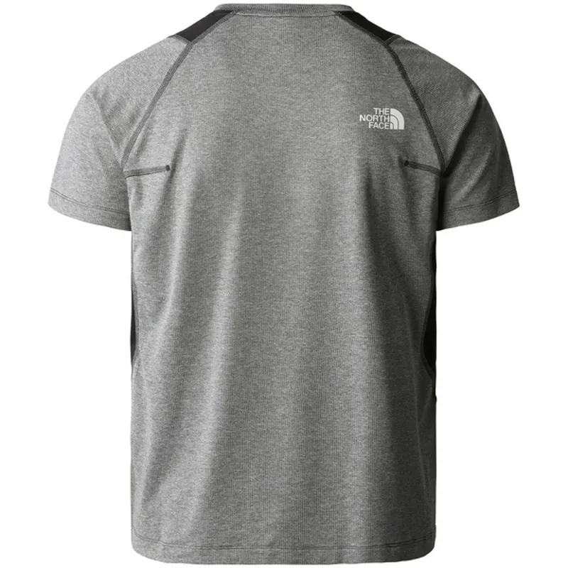 The North Face Men's Glacier T-Shirt in Asphalt Grey/White Heather-1